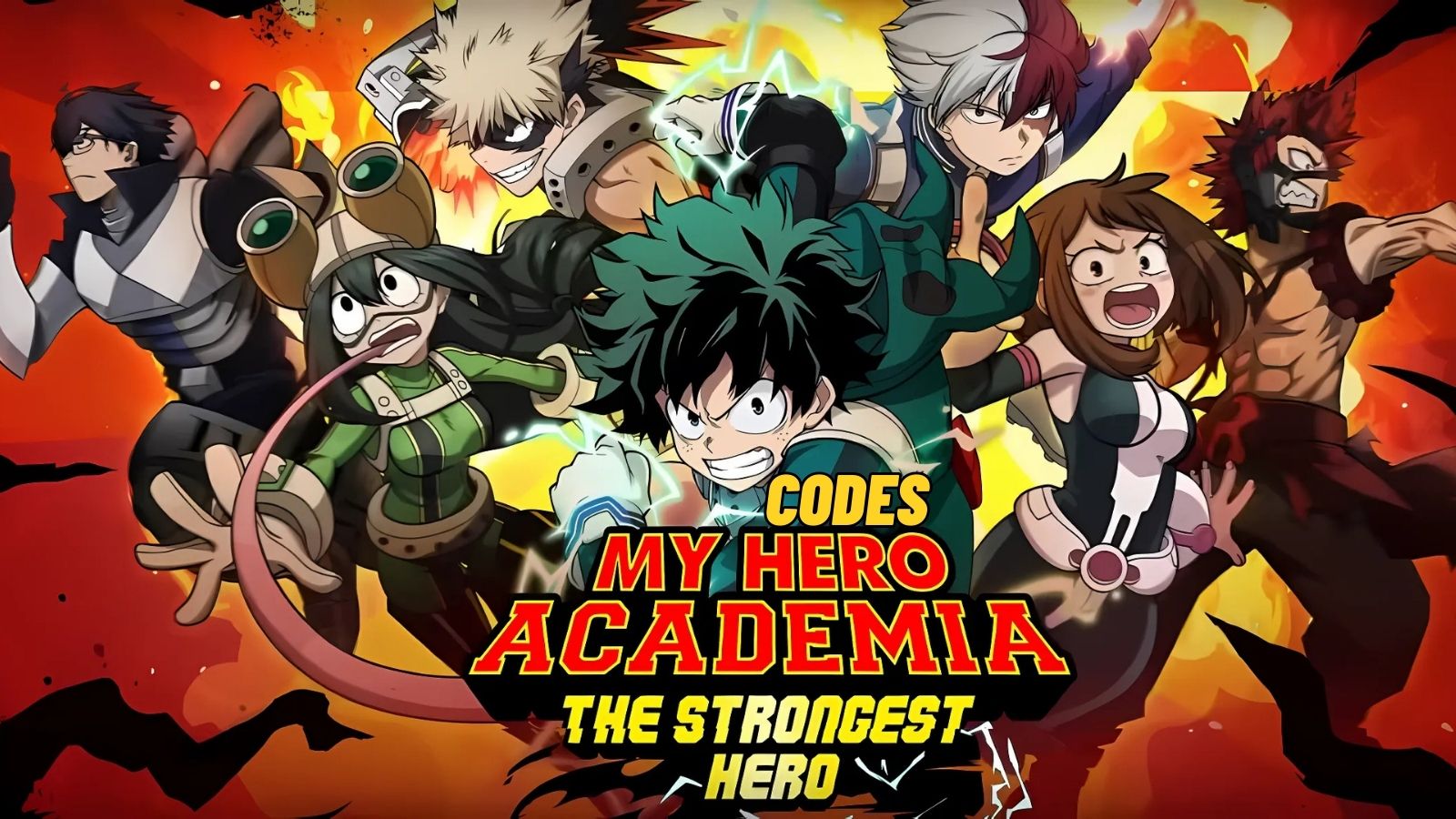 MHA The Strongest Hero Gift Codes